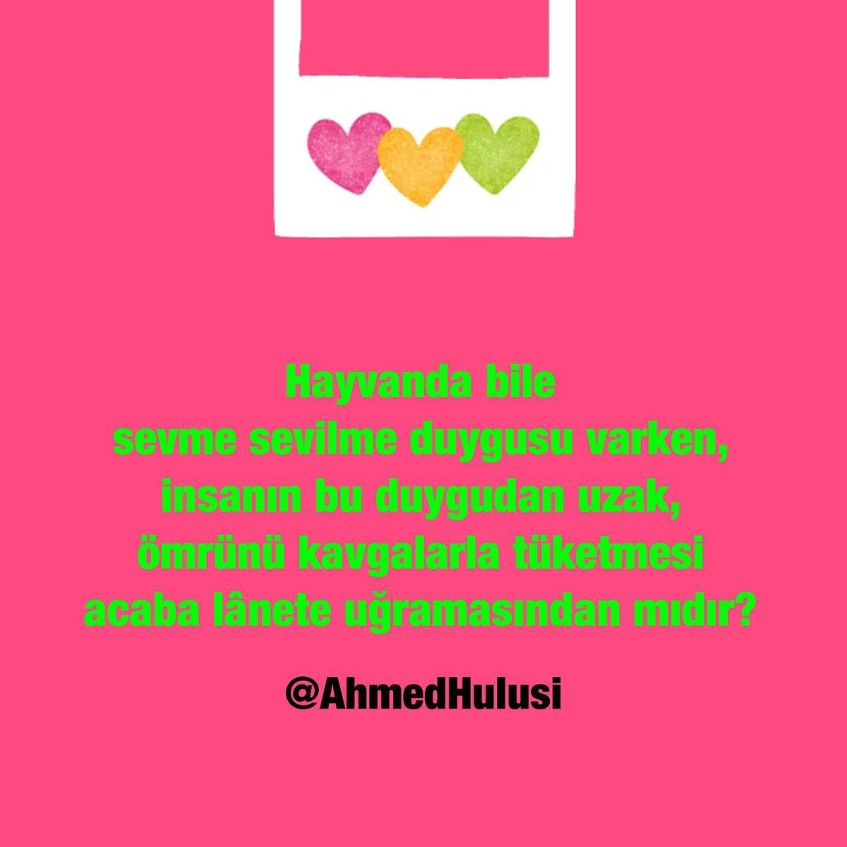 kolbasi_erhan's tweet photo. Hayvanda bile sevme sevilme duygusu varken, insanın bu duygudan uzak, ömrünü kavgalarla tüketmesi acaba lanete uğramasından mıdır ? https://t.co/r3zok5rbhq
