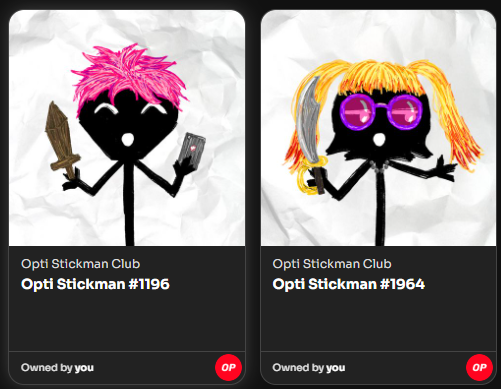 2 x NFT Giveaway to celebrate ZONIC Marketplace for L2 official launch

Opti Stickman #1196 and #1964

✅Follow <a href="/FirstBiT12/">rredzzz_.lens (🌸, 🌿), 🍟,(💙,🧡)</a> and <a href="/ZonicApp/">Zonic : NFT Marketplace for L2 ⚡️⚡️⚡️</a>
✅Like &amp; Retweet
✅Tag 3 Friends
✅Drop your ETH wallet

2 Winners will be announced in 24 HOURS ⏰
@optimismFND
<a href="/Apetimism/">Apetimism🔴 | Apebitrum💙🧡 | Sold Out</a>