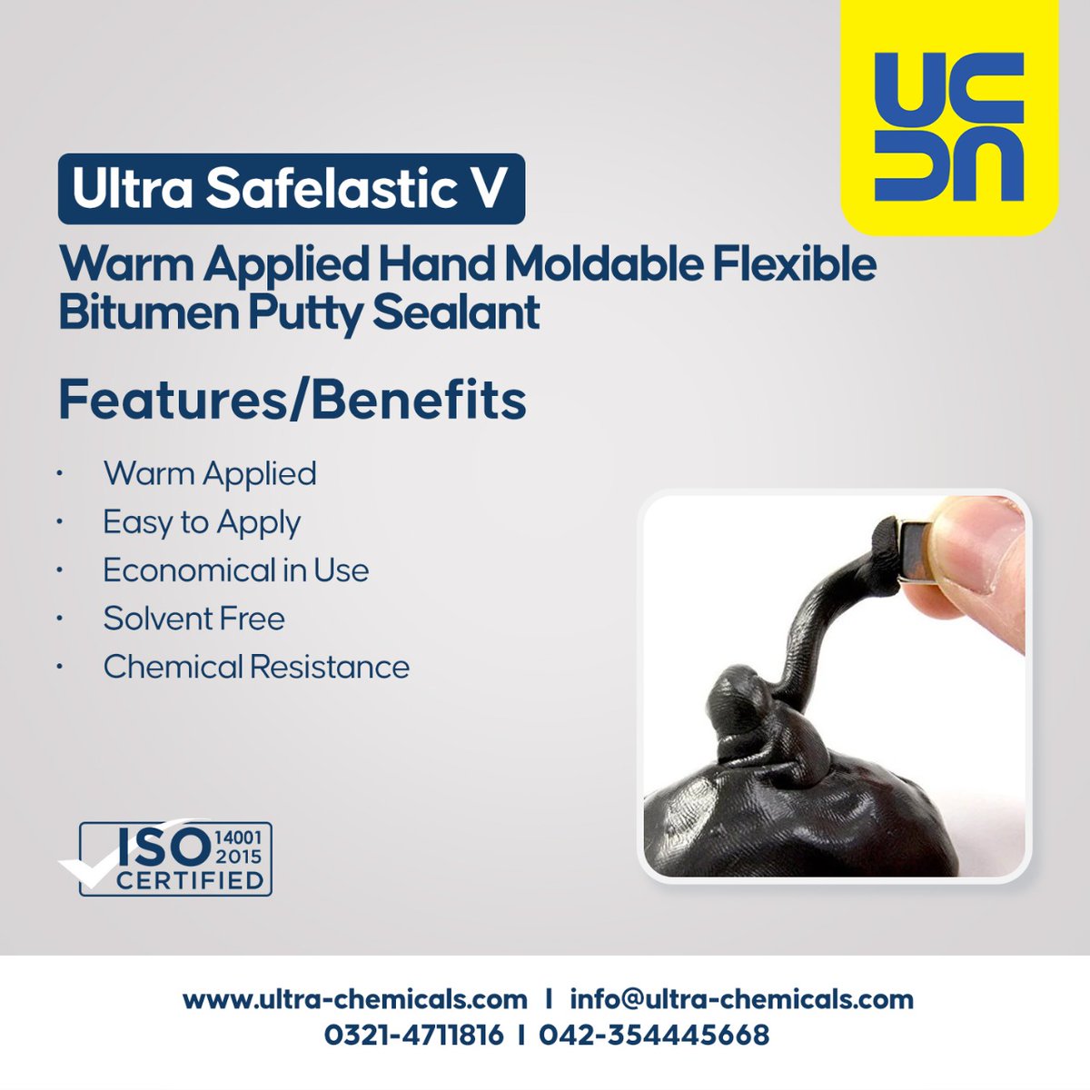 ULTRA SAFELASTIC V is a polymerized bitumen-based flexible sealant with outstanding adhesion.
☎️ : 04235445668
📱 : 03214711816
#constructionchemicals #safelasticv #pusealants #power2000 #concreteadmixture #concrete #waterproofing #weatherguard #epoxygrout #wallputty #wallprimer
