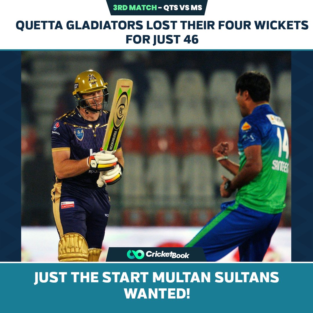 A brilliant start for Multan Sultans.🔥

#SkyFair #PSL #PSL2023 #Pakistan #PakistanCricket #MultanSultans #QuettaGladiators
