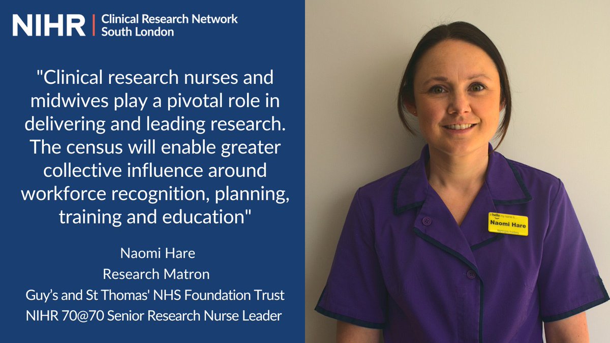 We spoke to Research Matron @NaomiCHare about the findings of the nurses and midwifery census recently published by @NIHRresearch and their significance. Find out more: local.nihr.ac.uk/news/nurse-and…