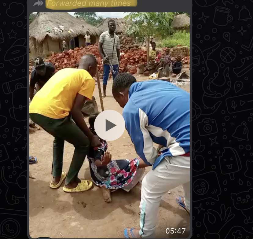 Silas2Silas's tweet photo. WAS THIS IN NGERIA? 
Recently, a 5:47-minute horrid video began circulating on WhatsApp with a narrative. The footage captured moments when a group of men flogged a young lady for allegedly refusing to agree to a forced marriage.
  https://t.co/njfbxKqK3L https://t.co/FVwfR4O7OZ