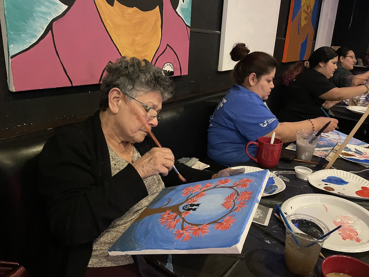 SimpleBandG's tweet photo. Thank you familia for spending your Valentine’s Day with us! #SimpleHomeOfTheArts #BrightwoodStrong #culinaryarts #sip&pain #washingtondc #simplebar #brightwood #uptowndc #uptownmainstreet #pertworth #TacoTuesday https://t.co/DhUzdoQhnQ