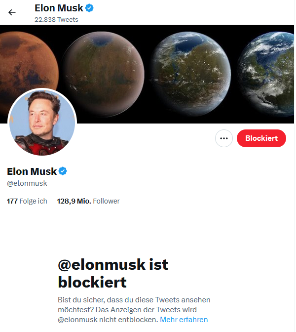 LarryFitz2210's tweet photo. ✅ #BlockMusk #BlockElonMusk #MuskBlock https://t.co/TIc5Z7Izgc