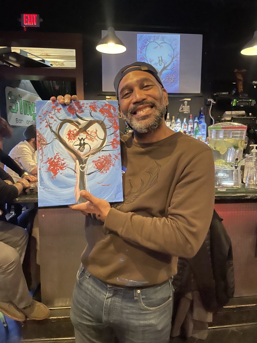 SimpleBandG's tweet photo. Thank you familia for spending your Valentine’s Day with us! #SimpleHomeOfTheArts #BrightwoodStrong #culinaryarts #sip&pain #washingtondc #simplebar #brightwood #uptowndc #uptownmainstreet #pertworth #TacoTuesday https://t.co/5gzafvpKAn