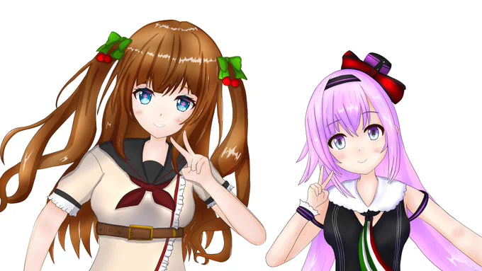 描いてみたくなったので#ちぇり絵 #ピノの自由帳 