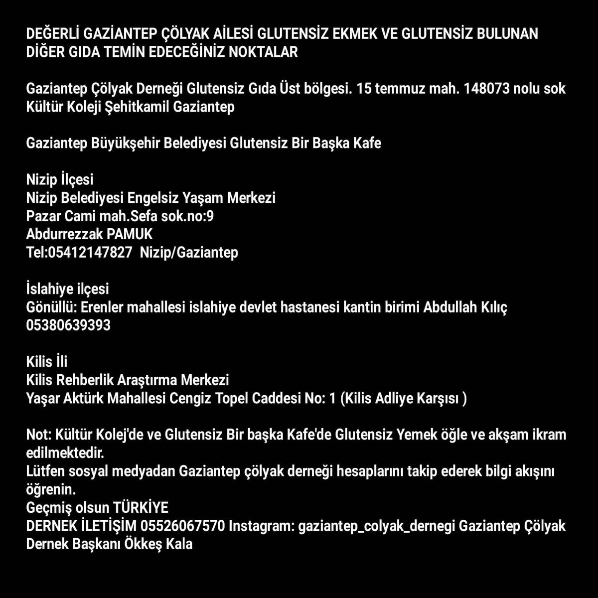 ColyakDernegi's tweet photo. KİLİS İLİ NİZİP, İSLAHİYE VE ARABAN İLÇESİNE GIDALAR YETİŞİNCE BİLGİ VERECEĞİZ https://t.co/3R6C4go62V
