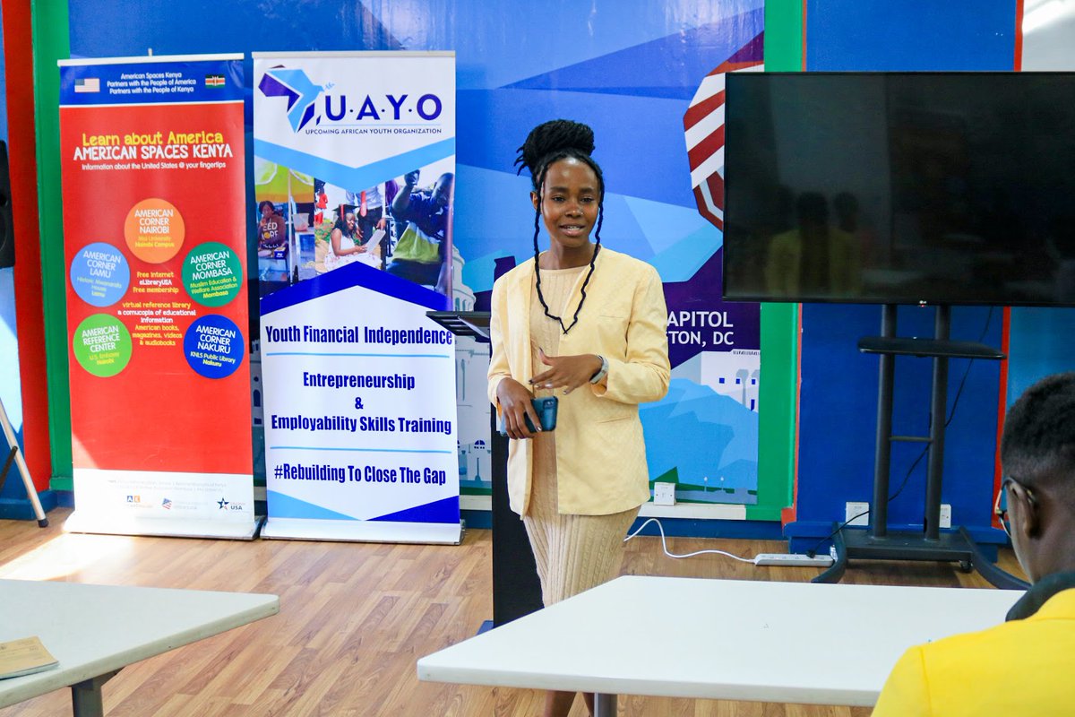 UAYO_'s tweet photo. Today we're excited to announce the launch of the Youth Financial Independence Project! we'll be providing training on entrepreneurship and employability skills to empower young people and help them build a strong foundation for financial independence. @USEmbassyKenya @YPSinkenya https://t.co/6UGx4XmPtv