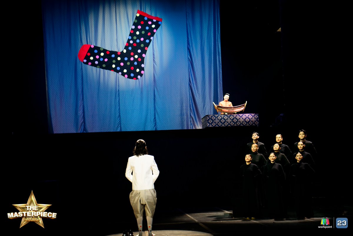 masterpieceth23's tweet image. โชว์ผลงานมาสเตอร์พีซ : โหมโรง
ผู้กำกับ : สังข์ ธีรวัฒน์ อนุวัตรอุดม
นักแสดงนำ : จ๋าย ไททศมิตร 
WHITE GANG และ นักแสดงรับเชิญพิเศษ : อาร์ม กรกันต์
,เบิ่ง ทวีศักดิ์ ,หลิว อาจารียา,เก่ง ธชย 
รอบ : SEMI FINAL 
#TheMasterPieceเวทีบันลือโลก
#WorkPoint23
#มาสเตอร์พีซEp6