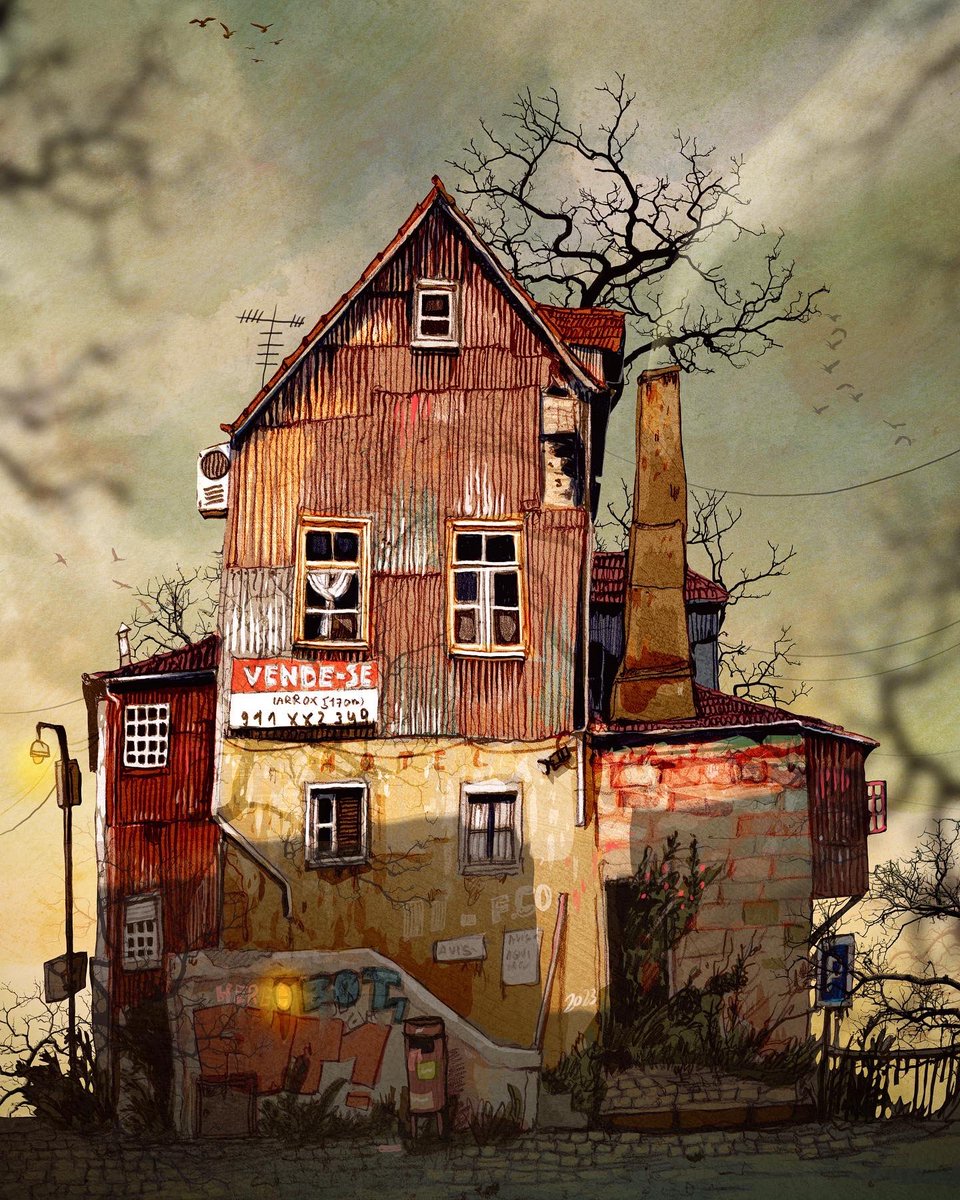_Francis_co_Art's tweet photo. Inspiration vs Artwork 🏚 https://t.co/ixZWOXnHUY