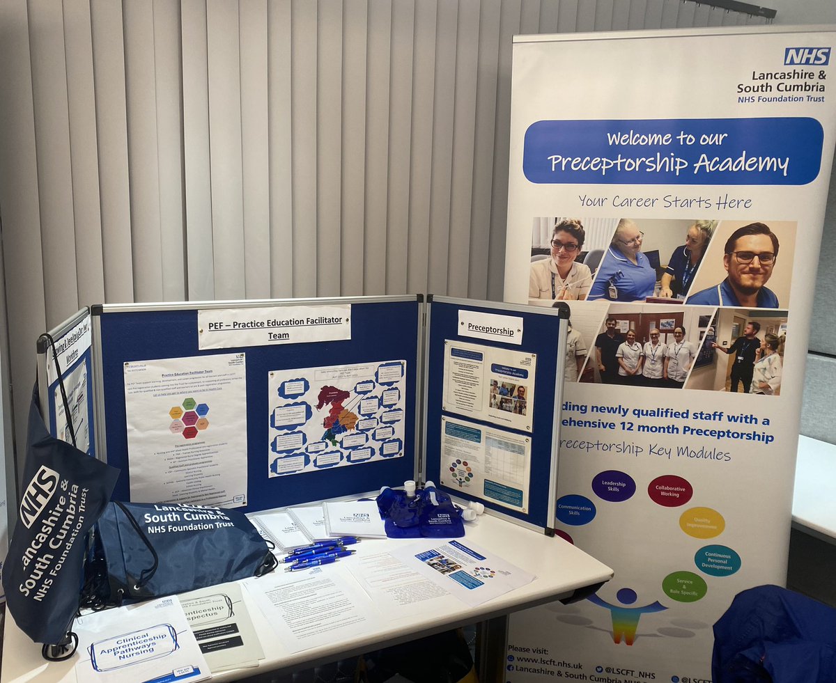 Samibennett22's tweet photo. The preceptorship academy is an excellent opportunity for development of new starters to consolidate knowledge & skills in their first 12 months #learningculture #baynetwork #recruitment #NHS #nhscareers @LSCftImprove @ApprenticeLSCFT @WeAreLSCFT @GoalsOlivers @magsquinn66 https://t.co/pZkvUFEjcb