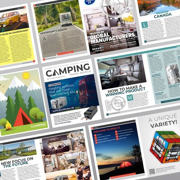 CampingTrade's tweet photo. Issue 12 of Camping Trade World is live and free to read now, featuring a new look: https://t.co/1TGVQt5W3R

#camping #RV #caravan #motorhome https://t.co/jPsToGQImP