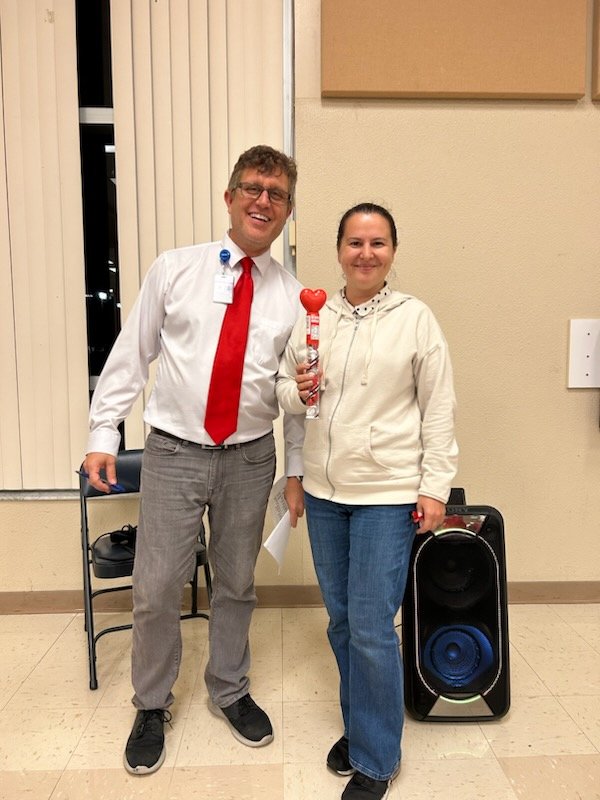 ACEofBocaHigh's tweet image. More highlights from a great day in Adult Education, including several rounds of Valentine's BINGO! Dr. Servos had prizes for all the Adult ESOL winners @servos @ACEofPBC and enjoyed the academic game #ValentinesDay #ValentinesDay2023