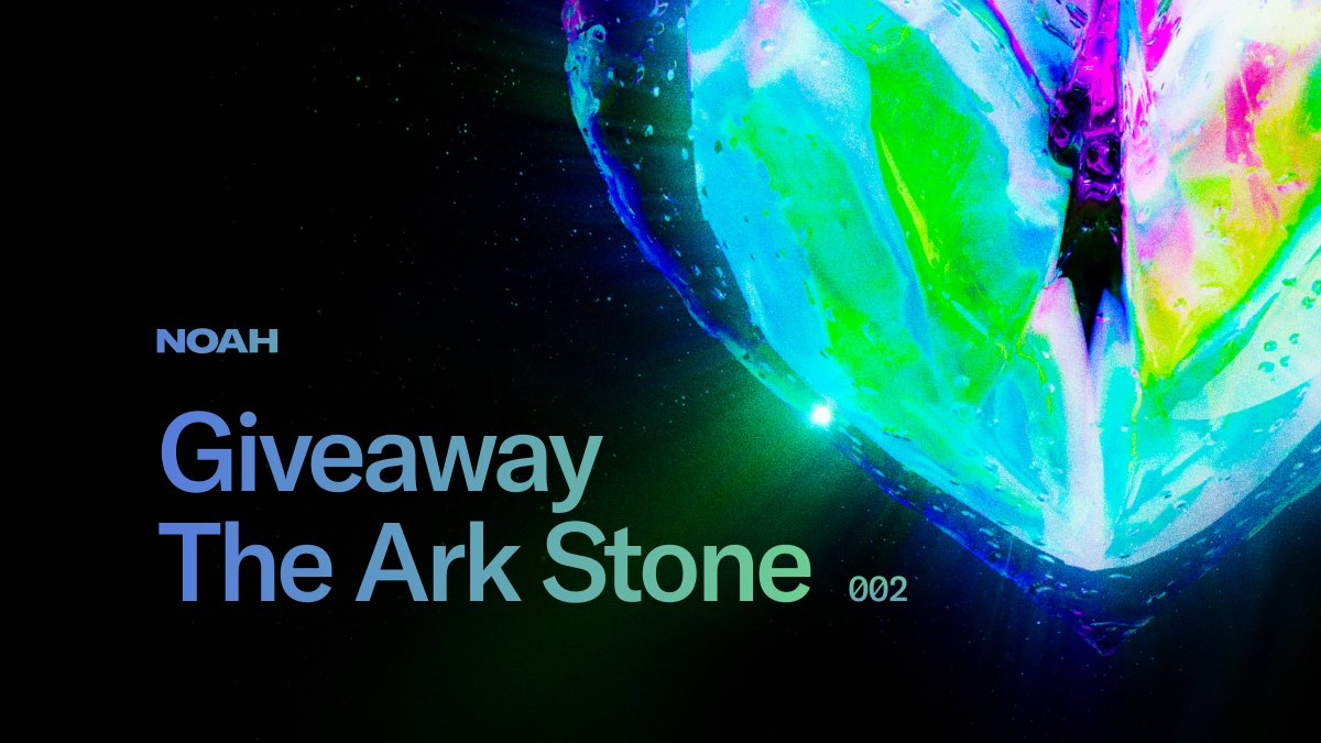 📣 Happy Hour alert! 🍻 

Share your Arkstone 002 on Twitter with the hashtag #noaharkstone and you could win 5x 10k sats! 🚀 But hurry, this giveaway ends in just 24 hours 👀 

Tick tock, tick tock, tick tock…  ⏰ 
app.noah.com