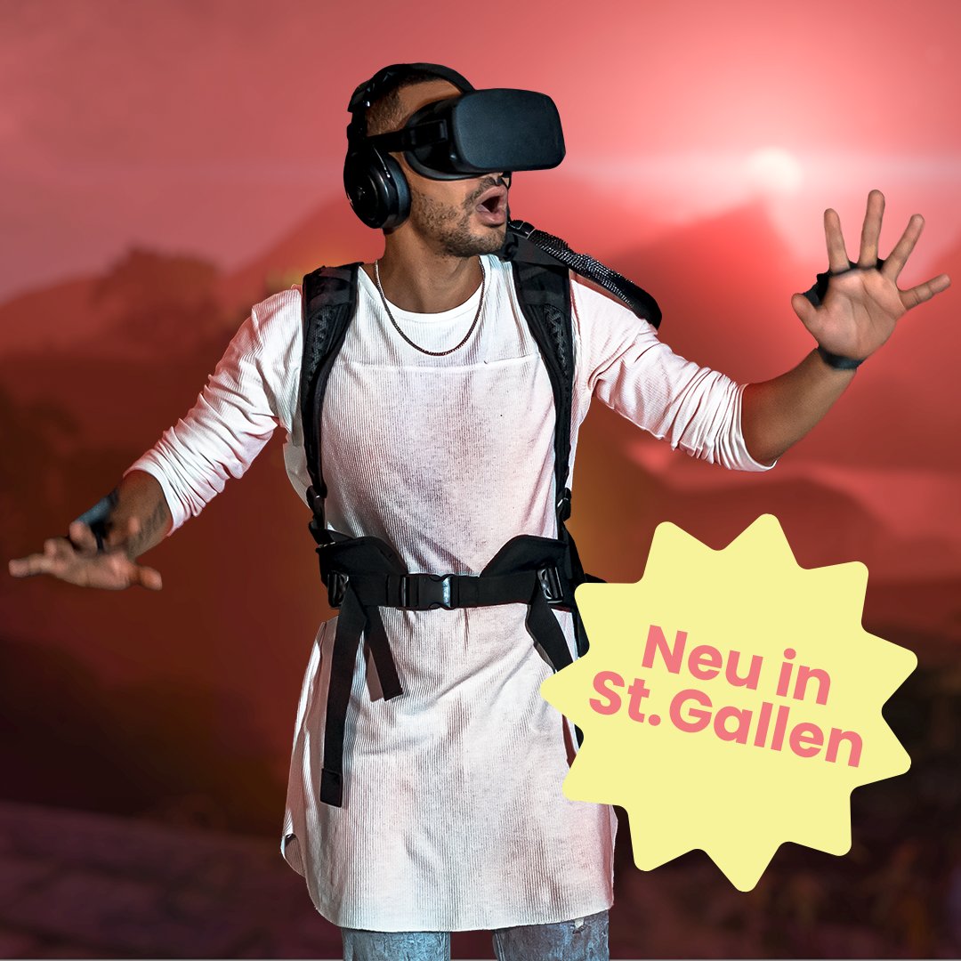 Die Pop-Up Fusion Arena öffnet am Freitag in St. Gallen! Hole dir jetzt den Eröffnungsrabatt von 20.- CHF mit dem Code «STGALLEN20». Sei dabei und erlebe die Faszination virtueller Realität hautnah! 
stgallen.fusionarena.ch