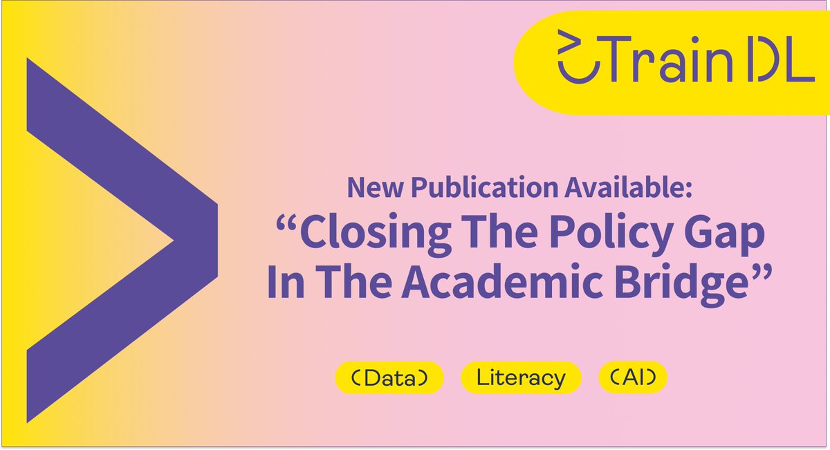 informatikradar's tweet photo. #DigitalEducation needs effective and extensive policies – how can we align #education research with practice?
Read on in "Closing the Policy Gap in the Academic Bridge" by @unipotsdam, a paper based on current results of @EUErasmusPlus project #TrainDL!
👉https://t.co/wQ1bAnTcXm https://t.co/rV1EY2YE2N