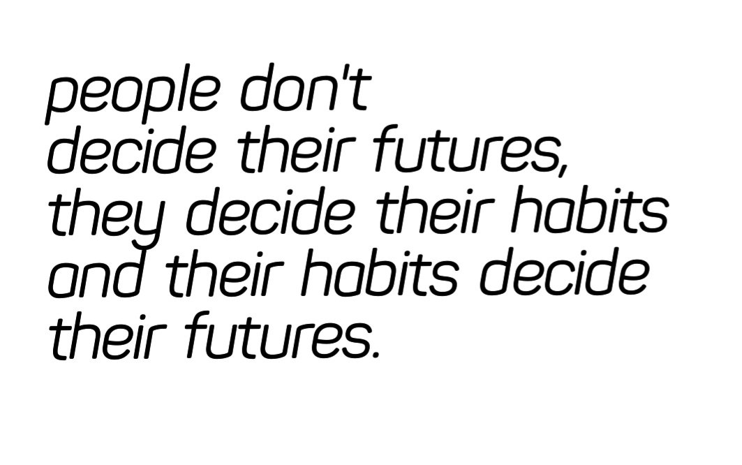 We all have habits. 

Some are conscious,  some are not. 
Some are positive, some are not.

But we can all decide to do one positive thing, every day until it becomes a habit.

What small thing can you start today to improve your future?

 #future #habits #positivechanges