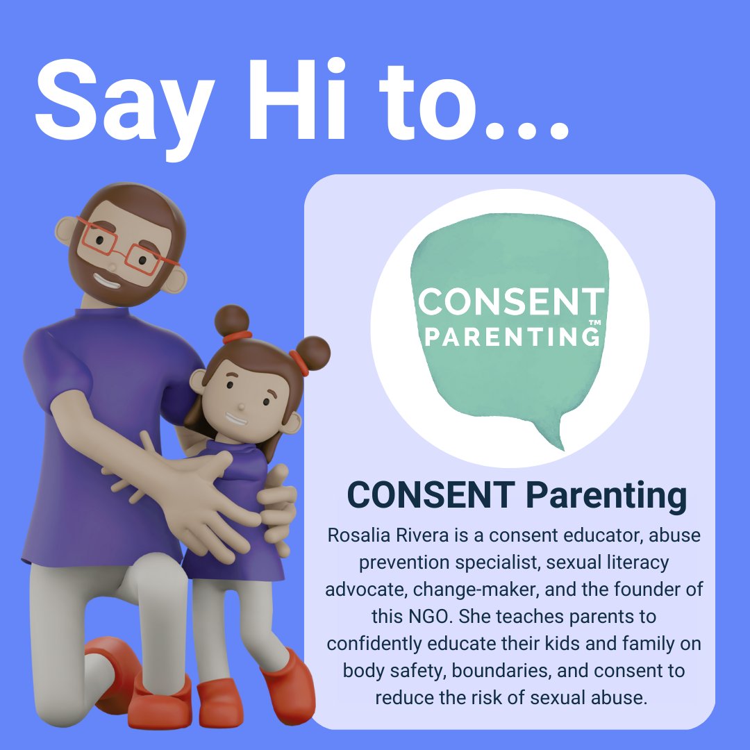Canopy_LAB's tweet image. Meet @consentparent 👨‍👦👩‍👧

They will soon launch #freecourses on #StudentLAB with courses on #bodysafety, #boundaries, and #consent to reduce the risk of #sexualabuse.

#Partnership #ConsentParenting #CanopyLAB #Youth #Education #children #Parents #kids #survivors #risks #support