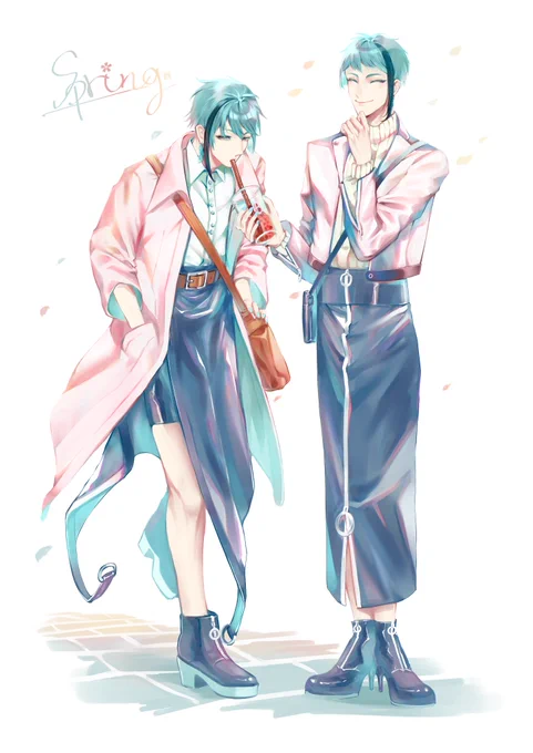 #無言で途中放棄した作品をあげる みんなに四季折々のスカート履かせようとして夏で飽きたやつならある 