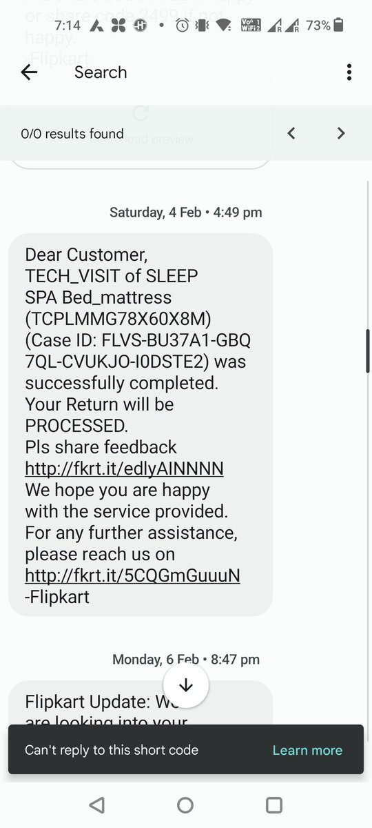 kawsi's tweet image. FLIPKART HORROR STORY part2 
After tecnical visit , i was assured the product will be replaced , but since then #Flipkart has constantly just given me one day after another ,#fraudflipkart is not returning and just cancelling my #returnrequest. #cheat @flipkart is not returning