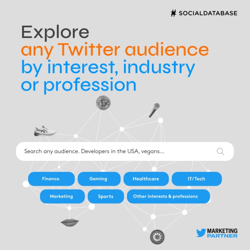 socialdatabase's tweet photo. We are excited to launch the Audience Creator (beta). Discover your audience on Twitter for yourself! #AudienceCreator #Twitter