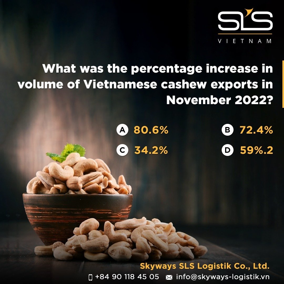 Skyways_Vietnam's tweet image. Think you know everything about logistics?📦
Test your knowledge with our ultimate logistics quiz! Here&apos;s a question for you all.

Comment down your answers👇🏻
#movingwithyou #skywaysvietnam #logisticsquiz #quiztime #skywayslogistik #shippingsolutions #cashewexports #vietnamcashew