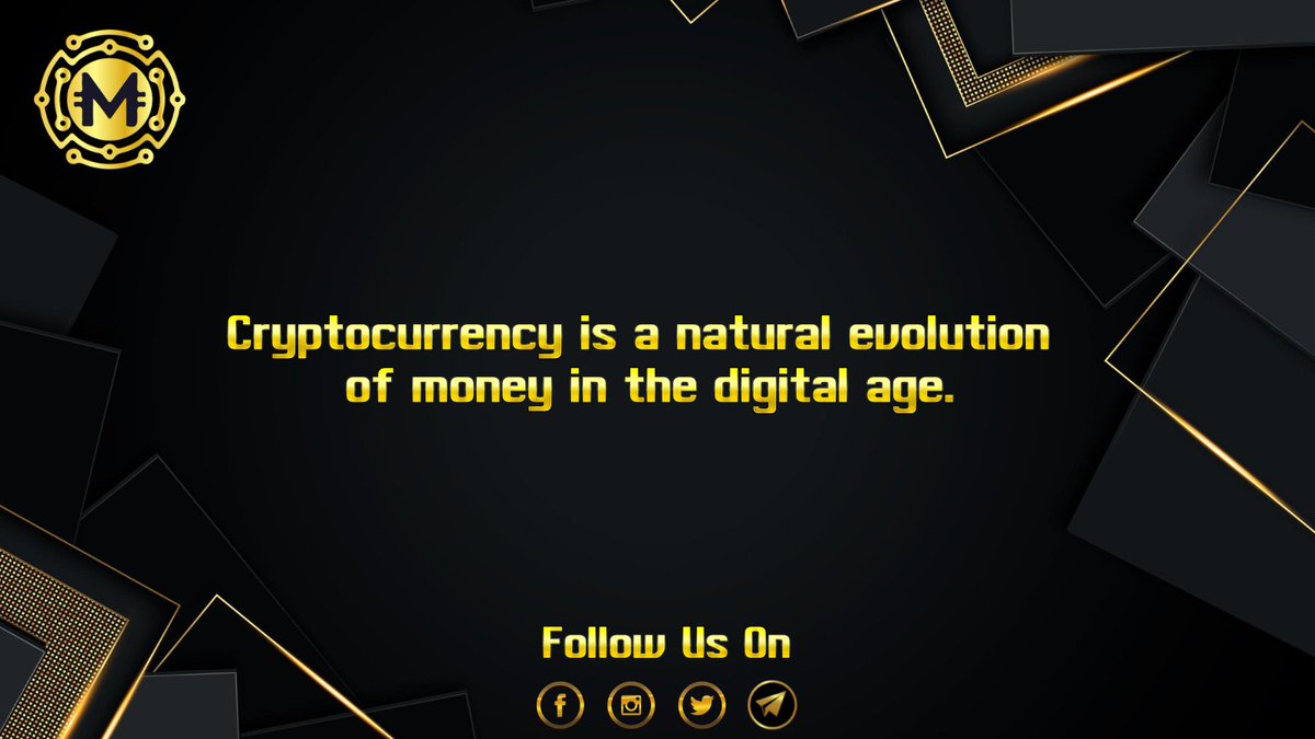 MetaEraCoin's tweet photo. #Cryptocurrency is a natural evolution of money in the digital age.

Website - https://t.co/ZEW44mXx7Y https://t.co/YKpqmLr5WT
