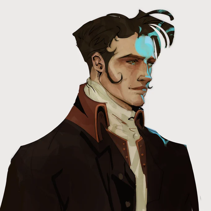 A little style study! I drew this dude once and tried to shade him with different techniques. Which one is your favorite? 