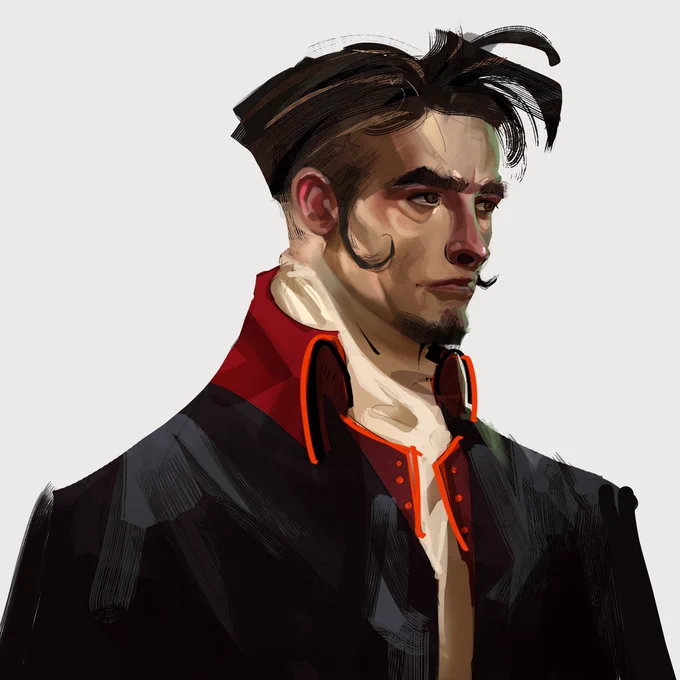 A little style study! I drew this dude once and tried to shade him with different techniques. Which one is your favorite? 