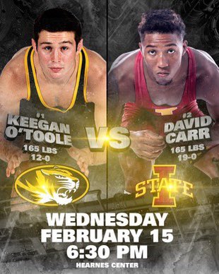 Eliah Drinkwitz (@coachdrinkwitz) on Twitter photo LFG!!! Let’s pack HEARNS!!! <a href="/MizzouWrestling/">Mizzou Wrestling</a> #MIZ LFG!!! Let’s pack HEARNS!!! <a href="/MizzouWrestling/">Mizzou Wrestling</a> #MIZ