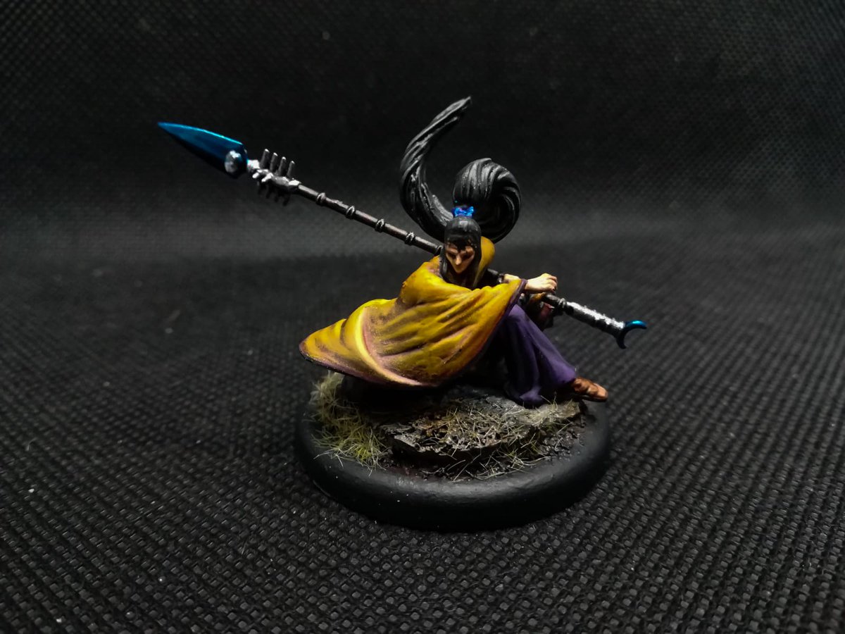 Nicola90tn's tweet photo. #Malifaux #tenthunders #yamaziko #lastblossom #crimesyndicate #miniatures #fantasy #horror #m2e #m3e #paintingminis @WyrdGames #wyrdgames #paintingmalifaux #miniaturesgames #malifauxwargames #boardgamelover #ilovewargames #totallywyrd #vallejocolors #ninja #airbrush #speedpaint https://t.co/UdYr89U0Gc