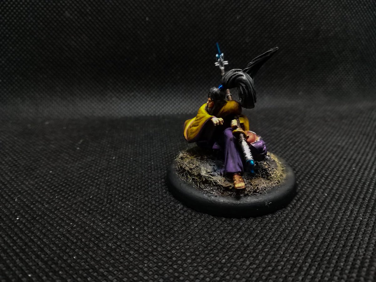 Nicola90tn's tweet photo. #Malifaux #tenthunders #yamaziko #lastblossom #crimesyndicate #miniatures #fantasy #horror #m2e #m3e #paintingminis @WyrdGames #wyrdgames #paintingmalifaux #miniaturesgames #malifauxwargames #boardgamelover #ilovewargames #totallywyrd #vallejocolors #ninja #airbrush #speedpaint https://t.co/UdYr89U0Gc