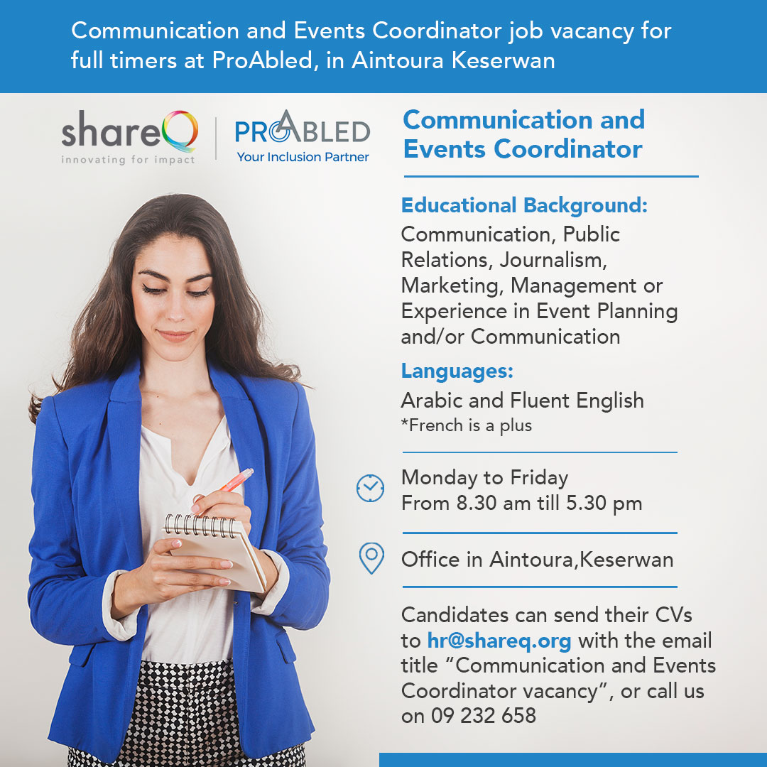 ProAbled's tweet photo. New Job Opportunities at shareQ-ProAbled!
Apply now, or share them with candidates who might be interested! https://t.co/3UoIK488Rf