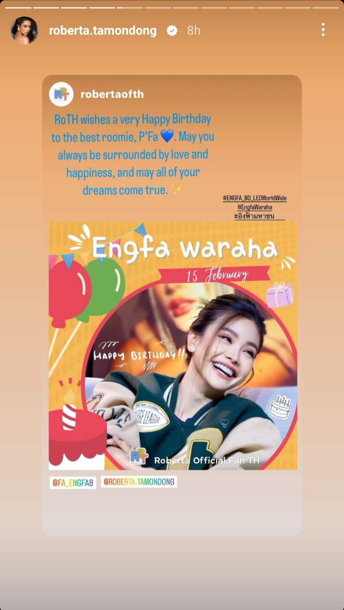 iamfantasticJ's tweet photo. NongTa always be supportive to her P'fa 💕💖 I miss Engta so much 🥺❤️
#28thHappyENGFADAY
#อิงฟ้ามหาชน #EngfaWaraha #RobertaTamondong #EngTa https://t.co/Sv3oLDeh7S