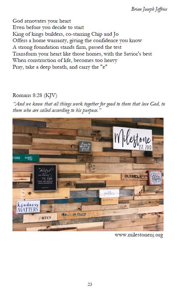 BrianJoseph777's tweet photo. #RenovateYourHeart from #3amSongbook #Bible #MilestoneChurch #MilestoneMoments 
@chipgaines @joannagaines #AnnaNalick #ShareTheWord #BibleStudy #Romans8 https://t.co/K186zhVxzV