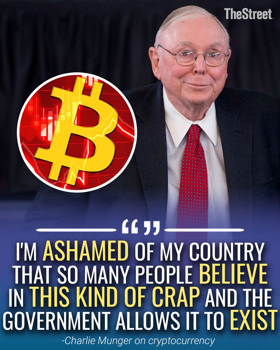 Charlie Munger is NOT a fan of crypto 😬