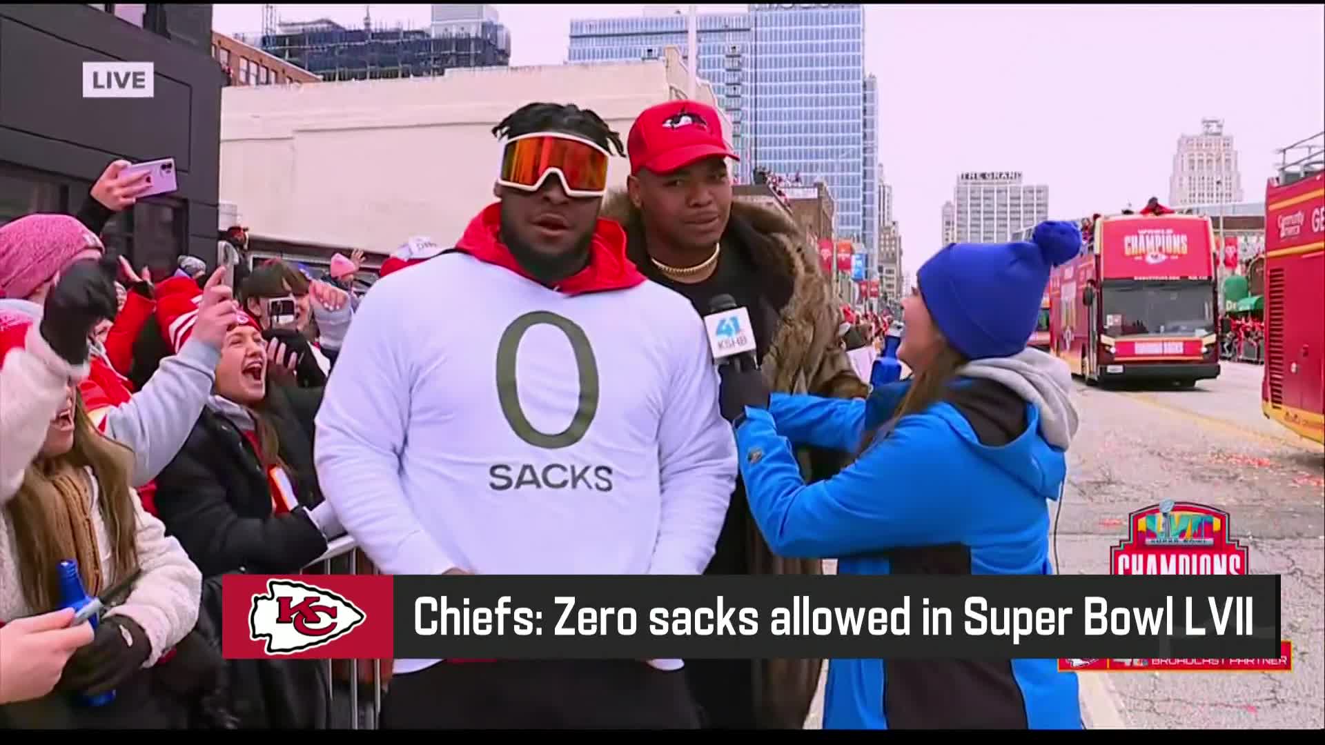 NFL on Twitter "Chiefs oline talking that talk 🗣 📺 Chiefs Super