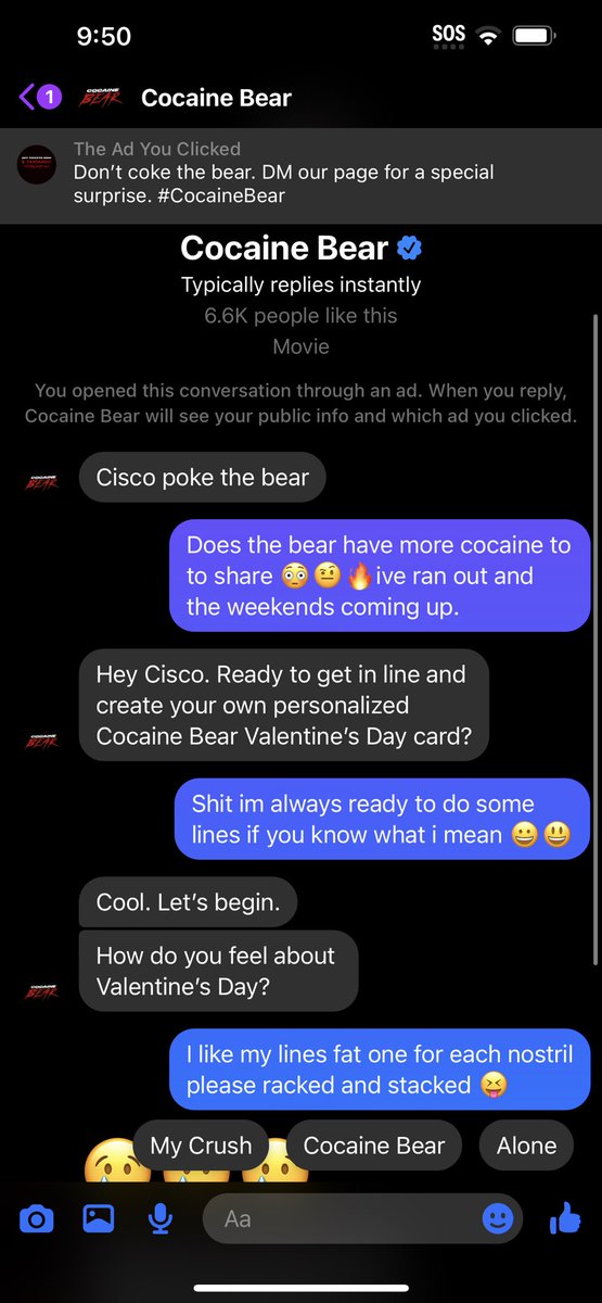 filthyxcees's tweet photo. Looking like a fucken air bender weekend with @cocainebear 😂😂😂 whos in lol https://t.co/b75cG0ms0M