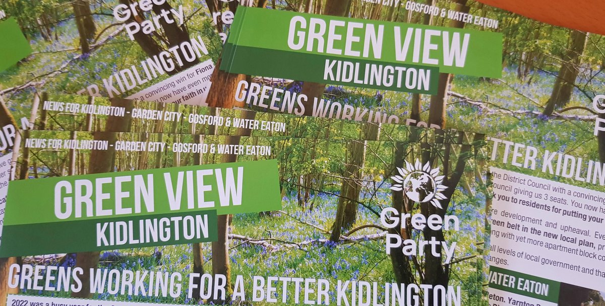 We will be out and about soon, knocking on doors, distributing leaflets and chatting with our residents. @OxNorthGreens @greenoxford @GreenCllrs