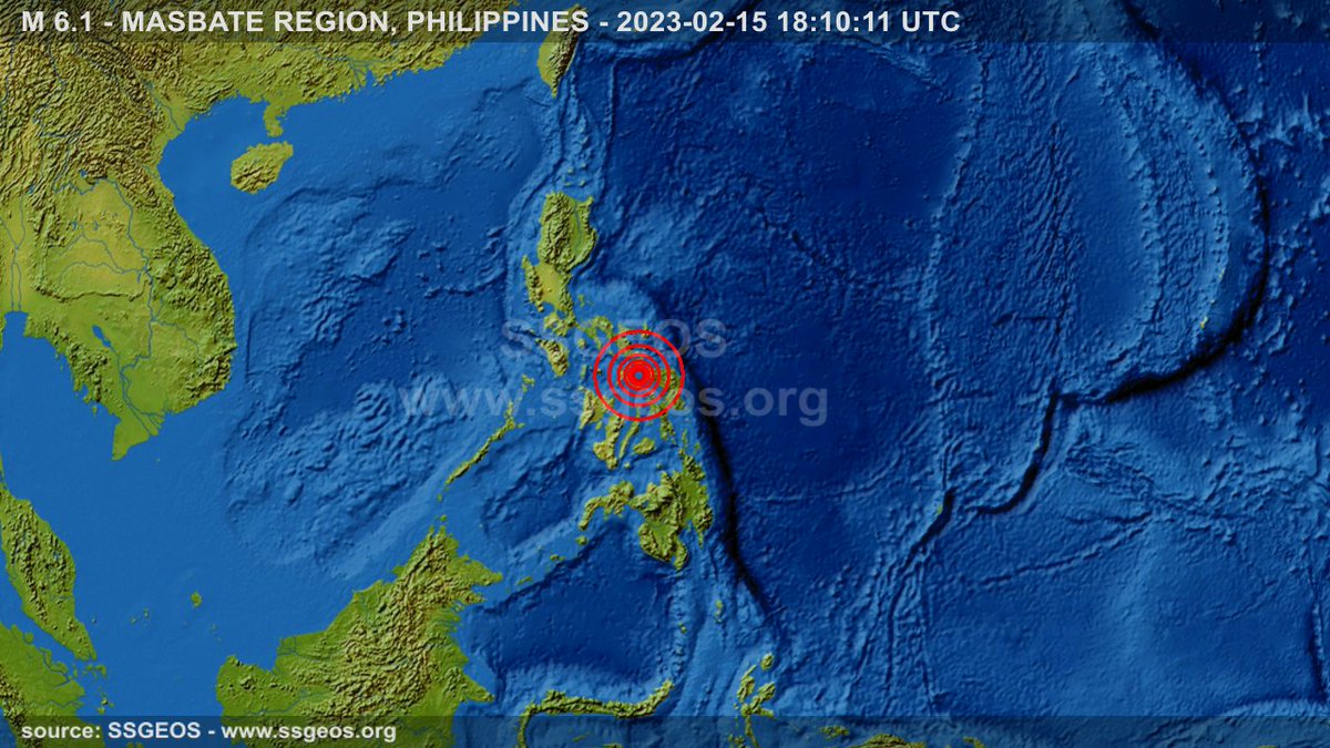 ssgeos's tweet photo. Felt #earthquake M 6.1 - MASBATE REGION, PHILIPPINES - 2023-02-15 18:10:11 UTC https://t.co/SHLgxWfo9g
