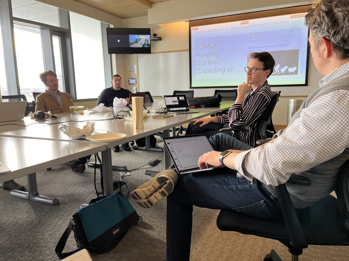 Awesome Sustainability Researcher Lunch about : ESG mess? On the Trajectory of ESG in Venture Capital, with my colleagues at <a href="/MIT/">Massachusetts Institute of Technology (MIT)</a> <a href="/MITSloanLATAM/">MSLAO</a> Sustainability Initiative