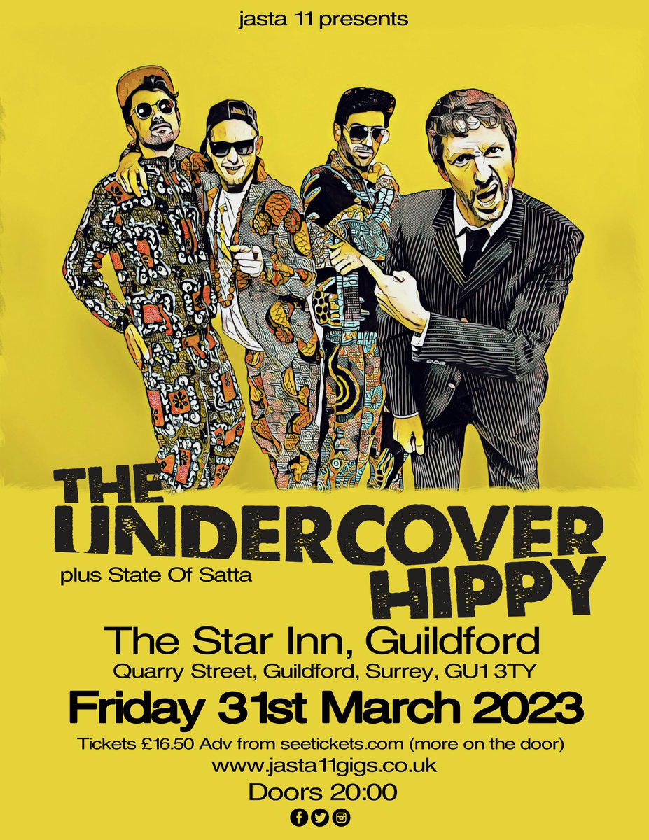jasta11gigs's tweet photo. COMING UP!! @billyrowanmusic  bring acoustic hip-hop reggae/ska and festival vibes to @StarGuildford  Guildford on Fri 31st March. Support from @stateofsatta  Doors 8pm Info/Tickets https://t.co/WUuPK5DH94 https://t.co/EuAF93OX3G