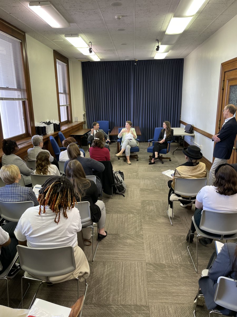 Chief Policy Officer Mandy Marler hosted a panel on early childhood with @RepJosieRaymond & @ABowlingKY. Thanks to them for time and attention to important issues of universal pre-K, paid parental leave, and access to quality, affordable child care. 

#LiveUnited #kyga23 #LUD2023