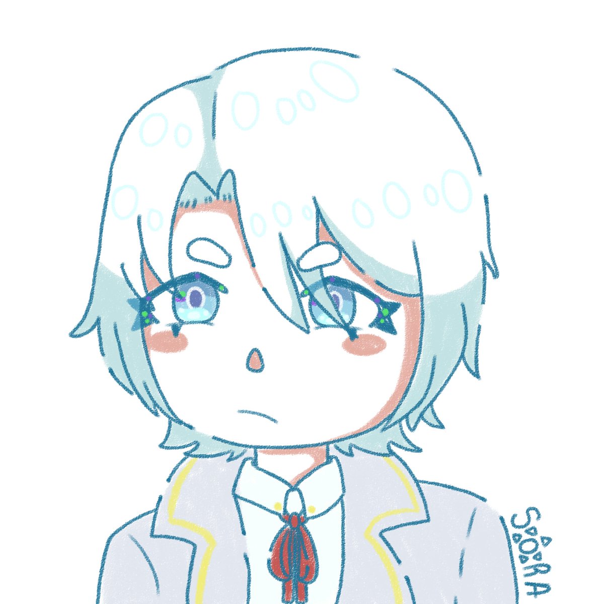 Sora0Games's tweet photo. Today I sketched a little Sakuya, I plan on doing all the characters in this unfinished style, i like how it looks
#hatoful #hatofulboyfriend #hatokare #はーとふる彼氏 https://t.co/bfskHsG9Ah