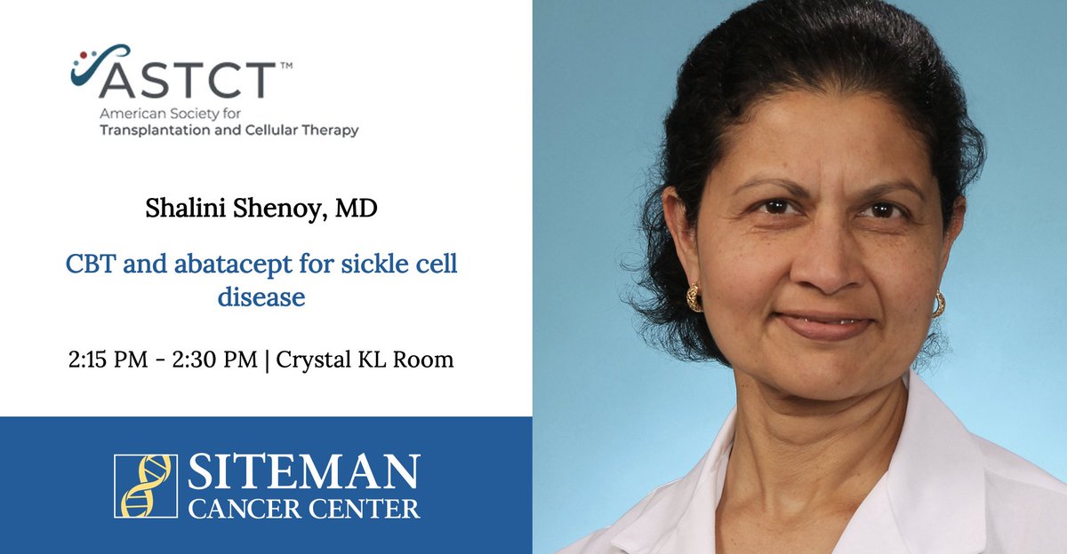 Siteman Cancer Center on Twitter "Shalini Shenoy, MD, presents at 2