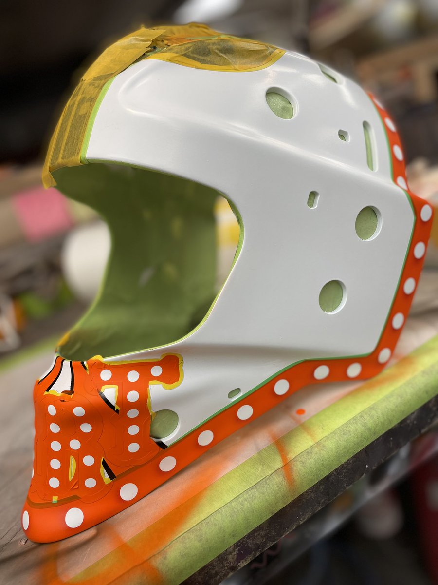 <a href="/paintzoo/">PAINT_ZOO</a> is working on Carter Hart’s Carnival goalie mask! 🎡🎪🎟️ This custom piece could be YOURS! Enter our sweepstakes now at FlyersCharitiesSweeps.com. 

Donations made are funded to CAF America who then grants to Flyers Charities. No donation/payment necessary to enter/win.