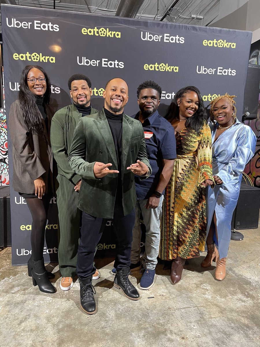 Last week @UberEats hosted a launch party with partners @NatUrbanLeague @eatOkraTheApp @OperationHOPE @lisc_hq and Black Women in Food (@DineDiaspora) to announce new programs that will support black-owned businesses! We love to see it! 👏🏾
#BlackExcellence #BlackHistoryMonth