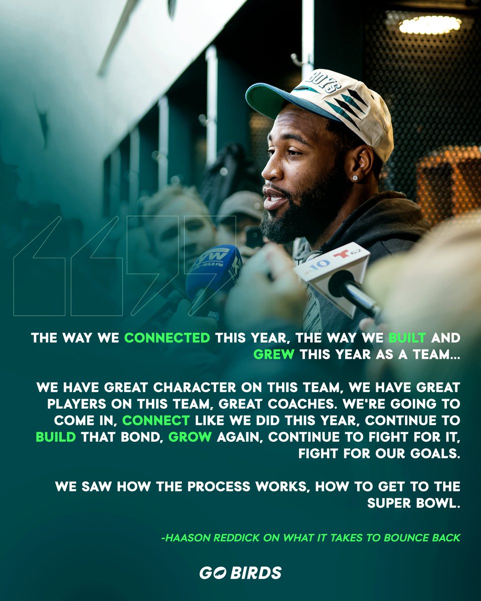 Eagles's tweet photo. Growing together

@Haason7Reddick | #FlyEaglesFly https://t.co/k9FfGSkkBG
