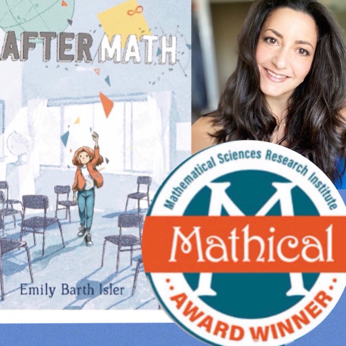 Congratulations to the 2023 Mathical Book Prize Winners and Honor Books!!! 
Winning the 2022 prize for #AfterMath was such an incredible honor, and has allowed me to connect with so many #mathteachers and #englishteachers and #middleschoolteachers and #librarians!!
#mathicalbooks