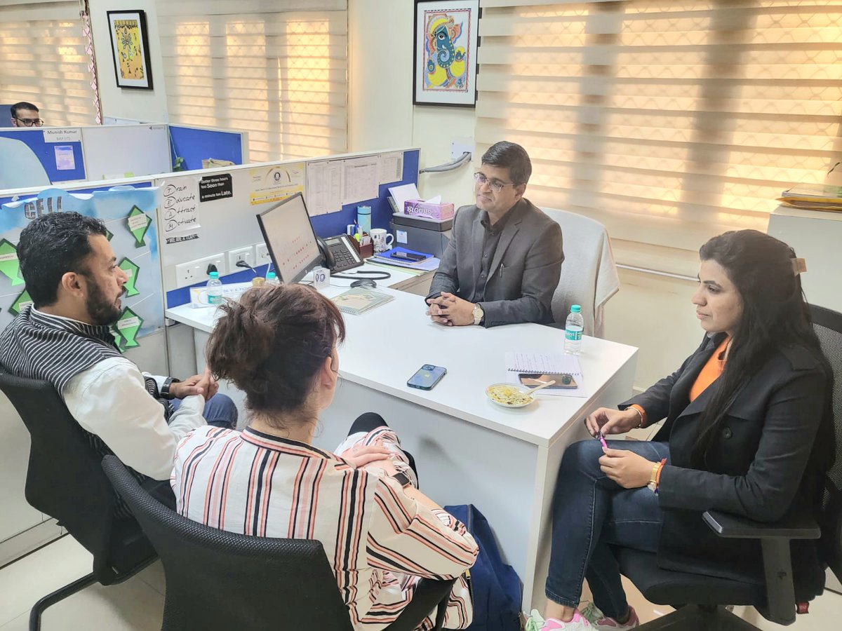 VKPathak1's tweet photo. “We are stronger when we listen, and smarter when we share.”

Had an enriching talk with Ms. Nancy from @STIReducation reg. the impact of @TDCProgram in ensuring the delivery of quality education to students. 

@SCERT2021
@Dir_Education https://t.co/cr7mZR3HXd
